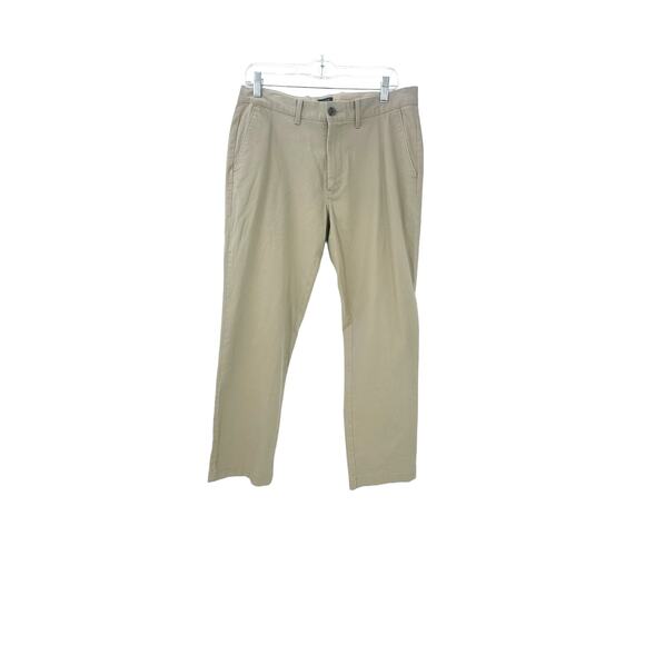 J. Crew Flex Sutton Straight Leg Chino Pant Cotton Khaki Size 33 /29 - Picture 6 of 9